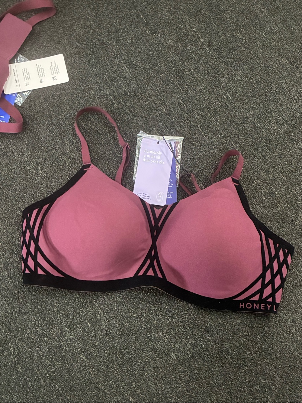 Women’s Honeylove LiftWear Bra SZ SM New NWT Fig